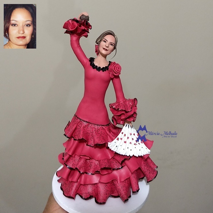 Boneca dançarina de tango